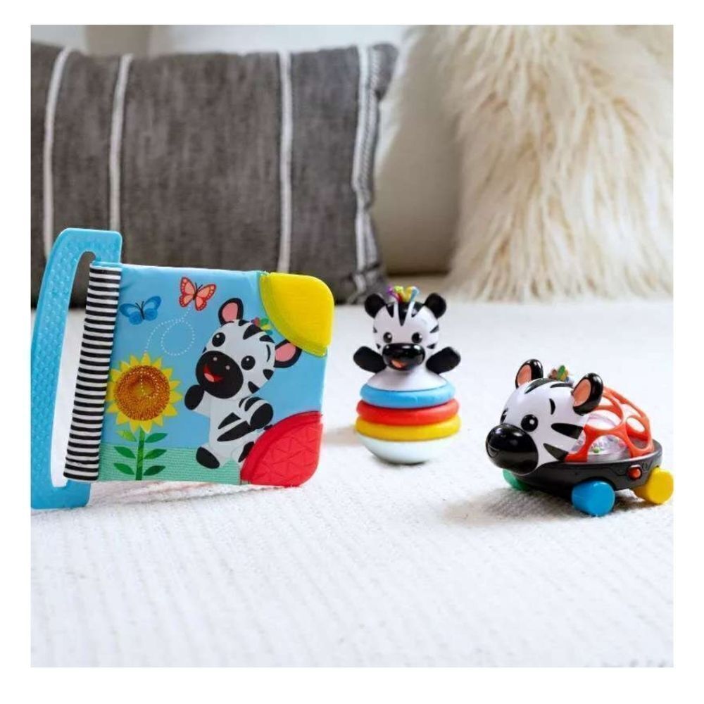 New Baby Einstein Zen the Zebra 3-Piece Gift Set - Picture 3 of 3
